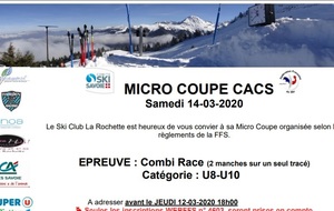 Microcoupe U8 U10 La Rochette - COLLET d'ALLEVARD - Combar INTERDITE