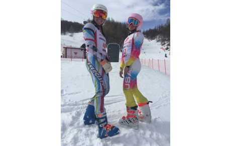 3 filles U16 aux France à Val d’Isère
